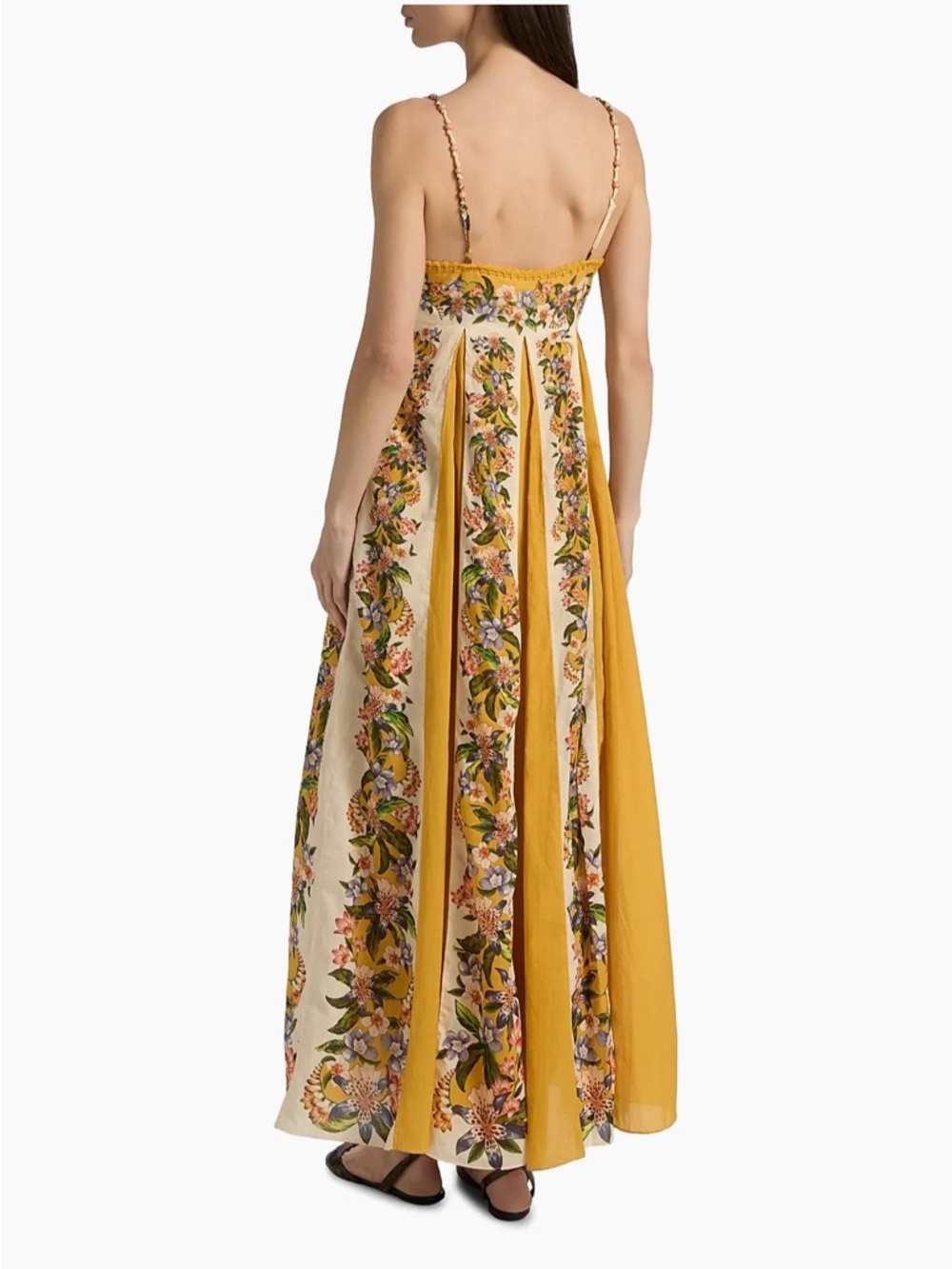 FARM Rio Sand Hilo Stripes Maxi Dress Size Medium NWT - Picture 14 of 16
